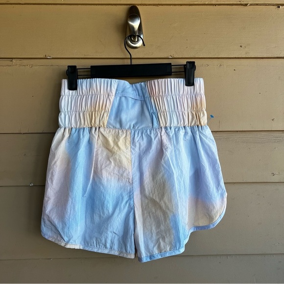 Free People Movement The Way Home Pink Blue Orange Aura Running Shorts SZ M - Picture 5 of 6